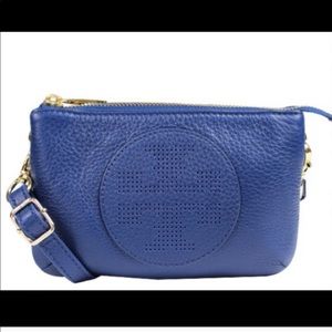 Tory Burch cobalt crossbody bag